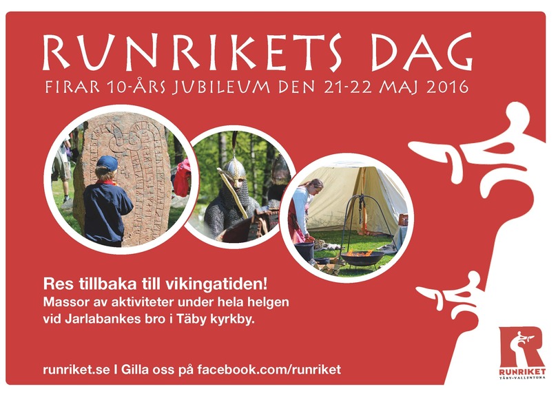 Programblad Runrikets dag 2016.