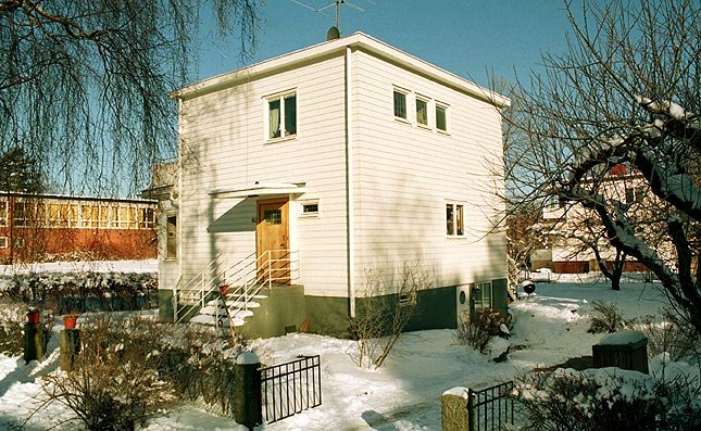 Funkisvilla i Södra Ängby, Stockholm.