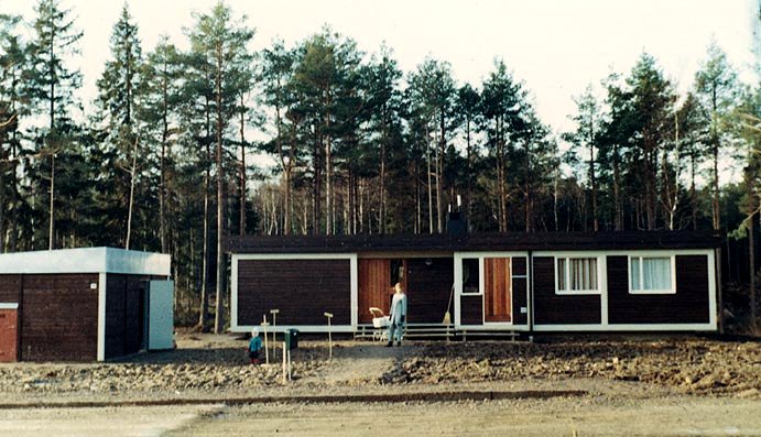 Familjen Arvidsson flyttar in i den nybyggda villan i Berghem 1967.