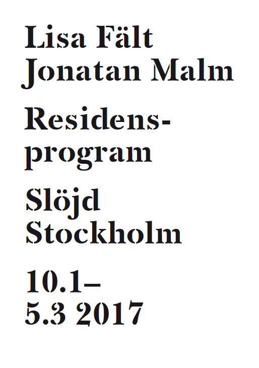 Slöjd Stockholms residensprogram