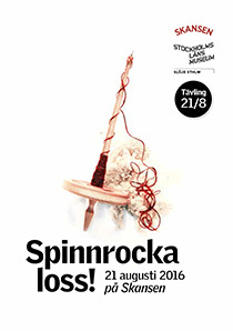 Spinnrocka loss! Tävling i ullspinning på Skansen den 21 augusti.