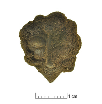 Fynd vid Götes mack - en mask av brons